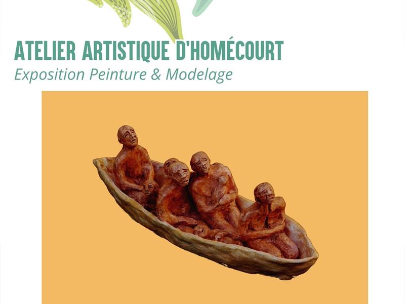 Exposition atelier artistique d'Homécourt
