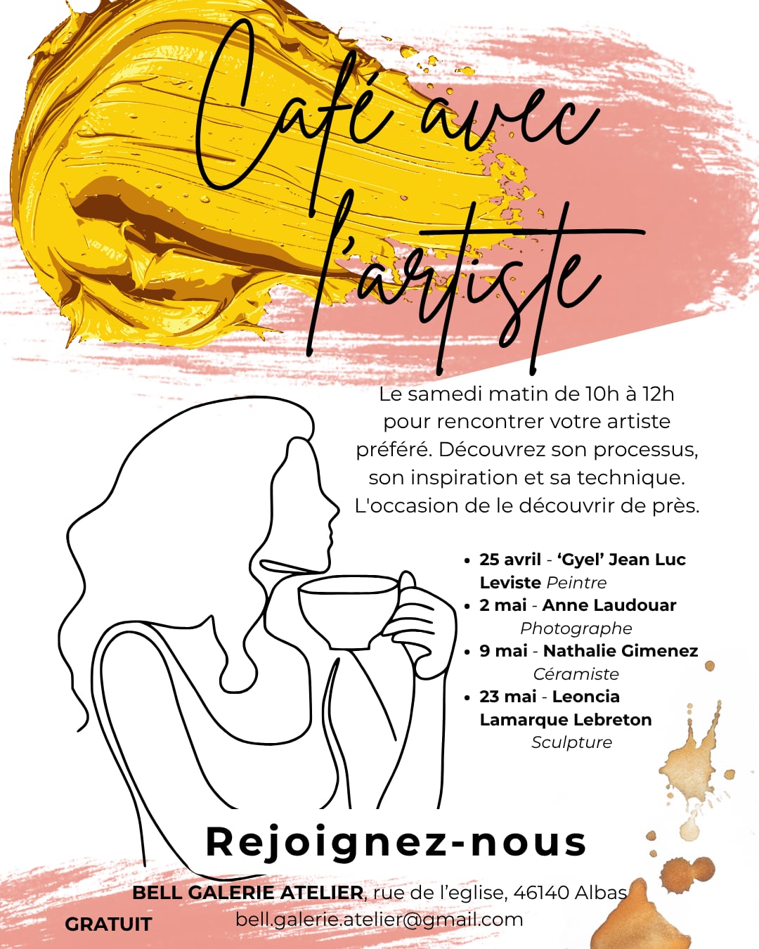 Café avec l'artiste - Rencontres créatives