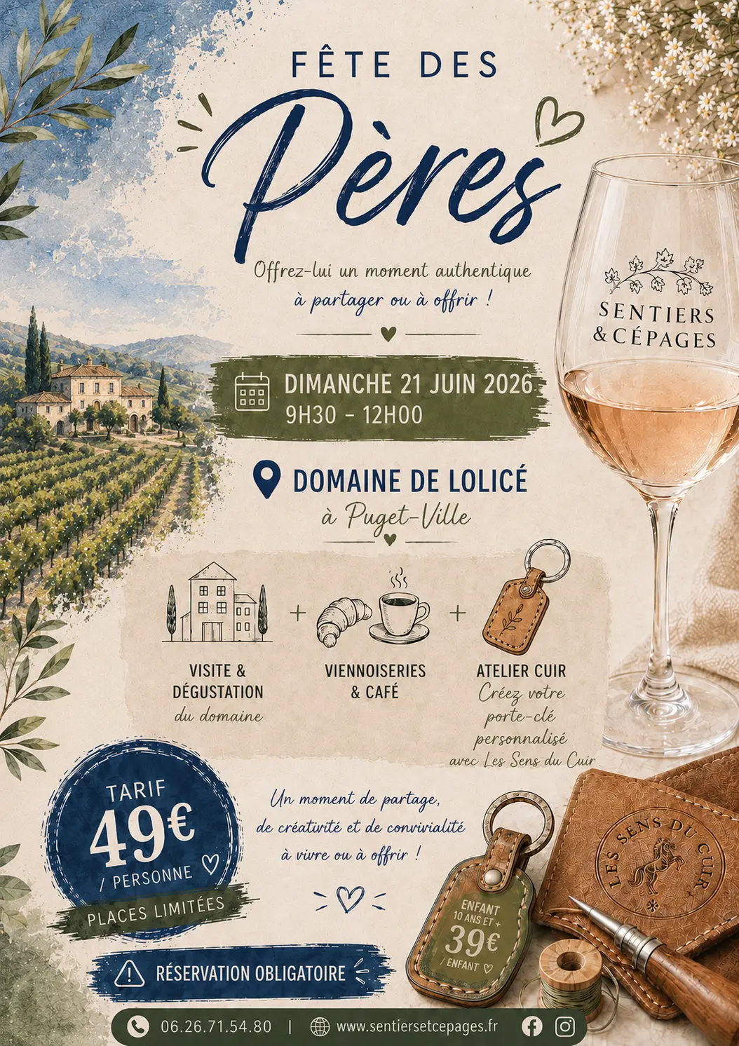 Fête des pères au domaine Lolicé
