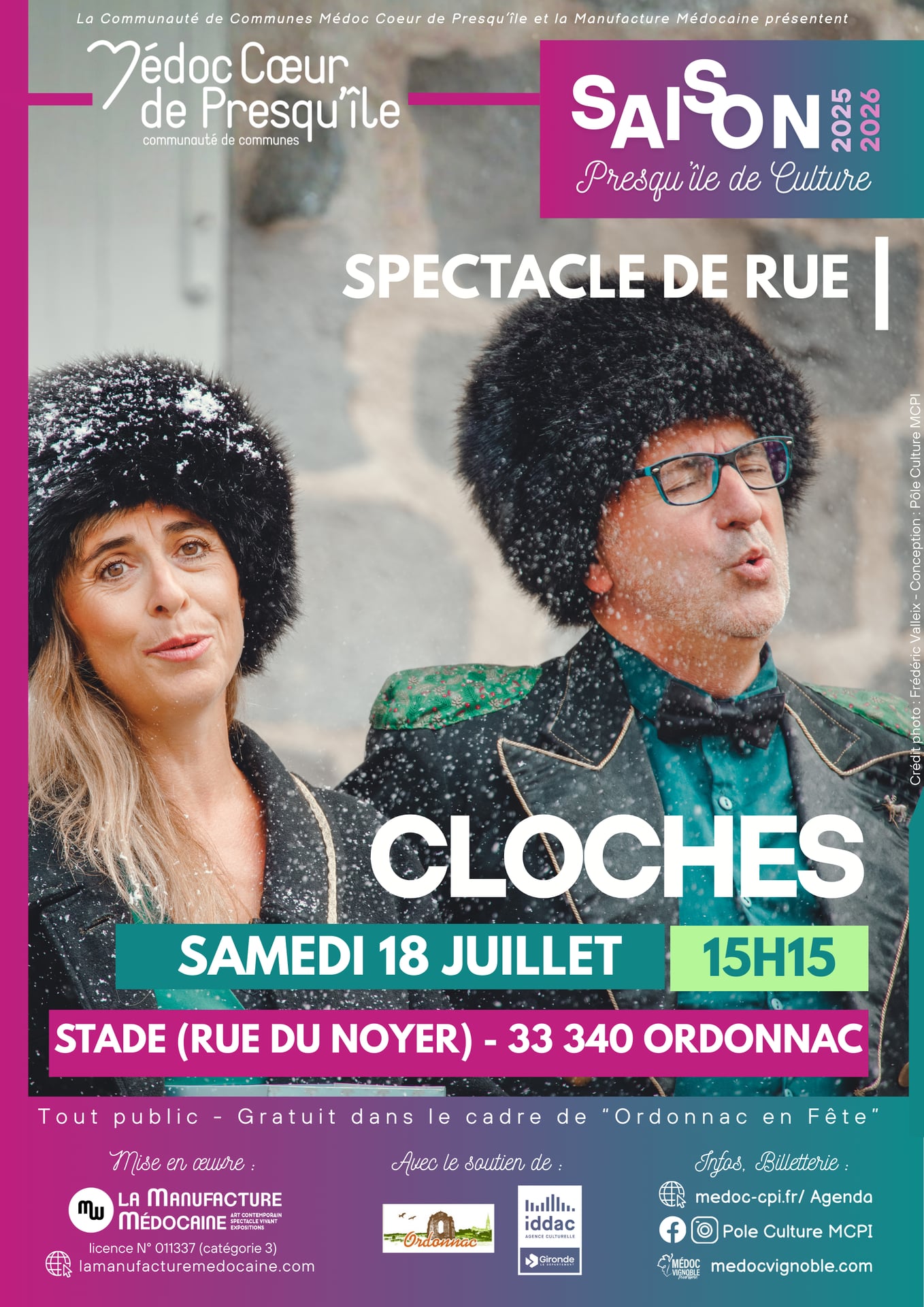 "CLOCHES" Spectacle de rue - Saison Presqu'île de Culture