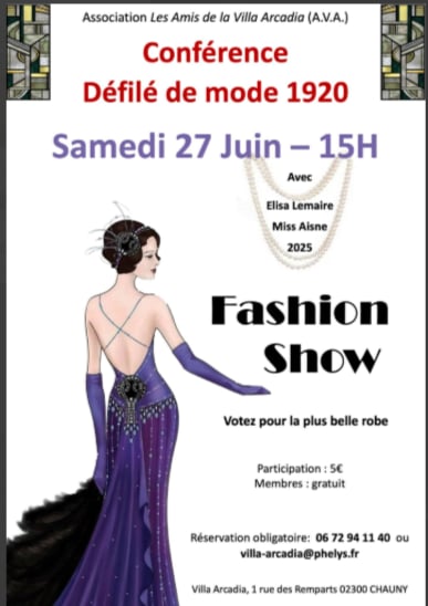 Conférence de mode 1920
