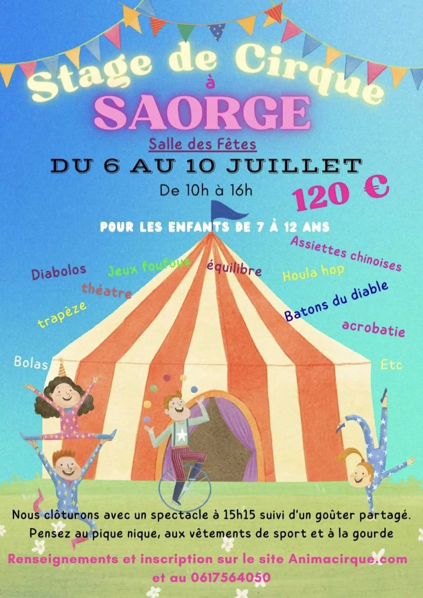 Stage de cirque