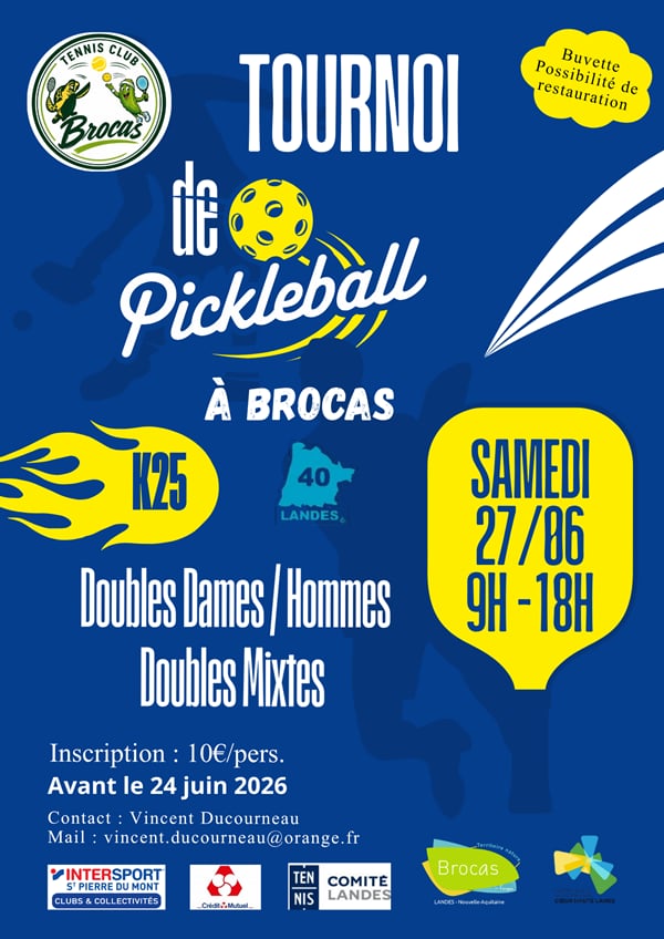 Tournoi de Pickleball