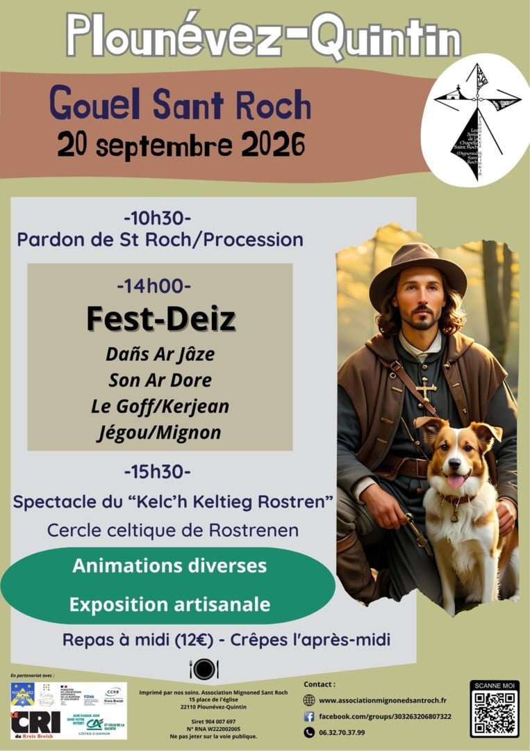 Gouel Sant Roch – Fête/Pardon de Saint Roch