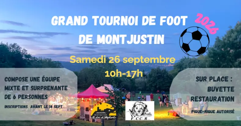 Grand tournoi de foot de Montjustin