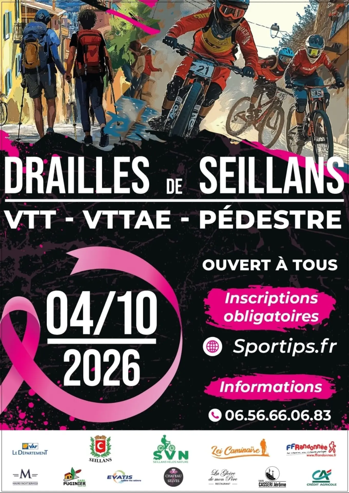 Drailles de Seillans randos VTT VTTAE et Pédestres