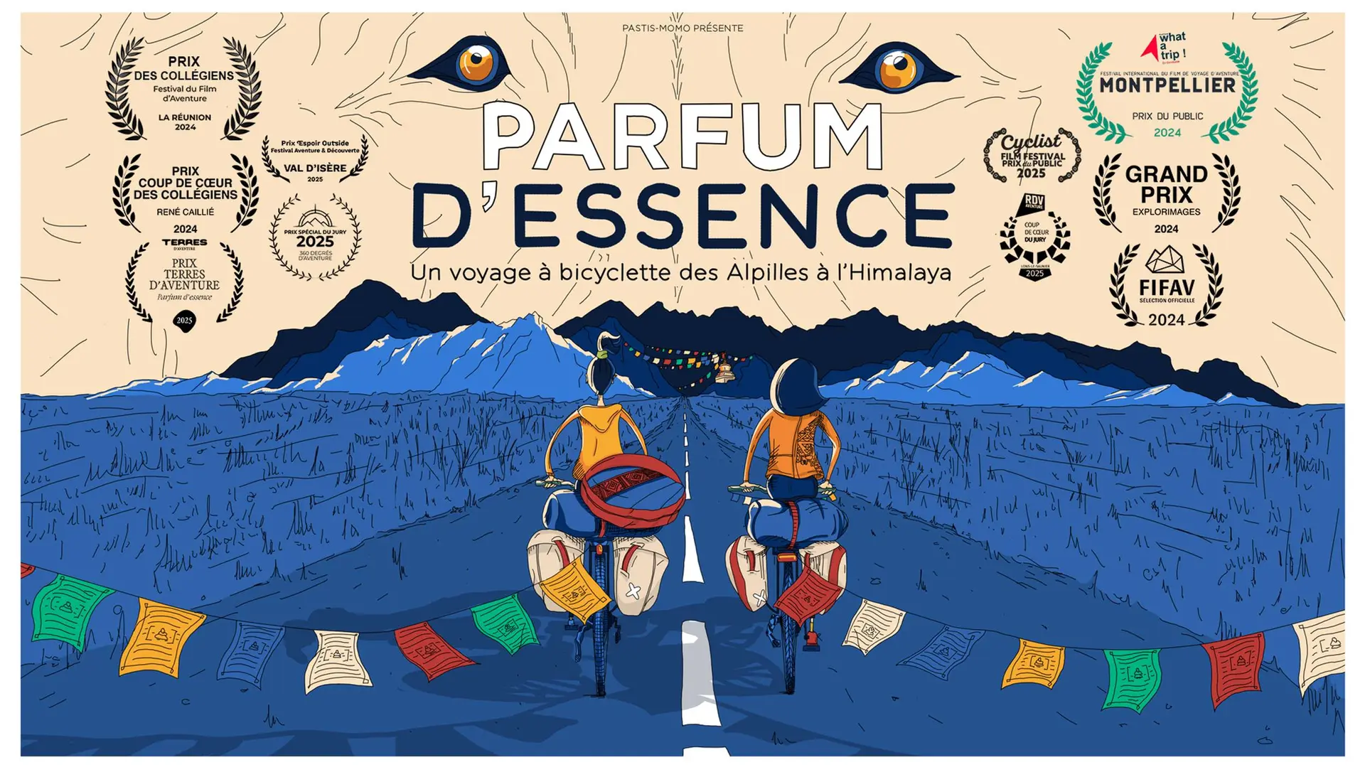 Projection en plein air : "Parfum d'essence"