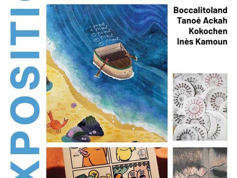 Exposition des résidentes du LED