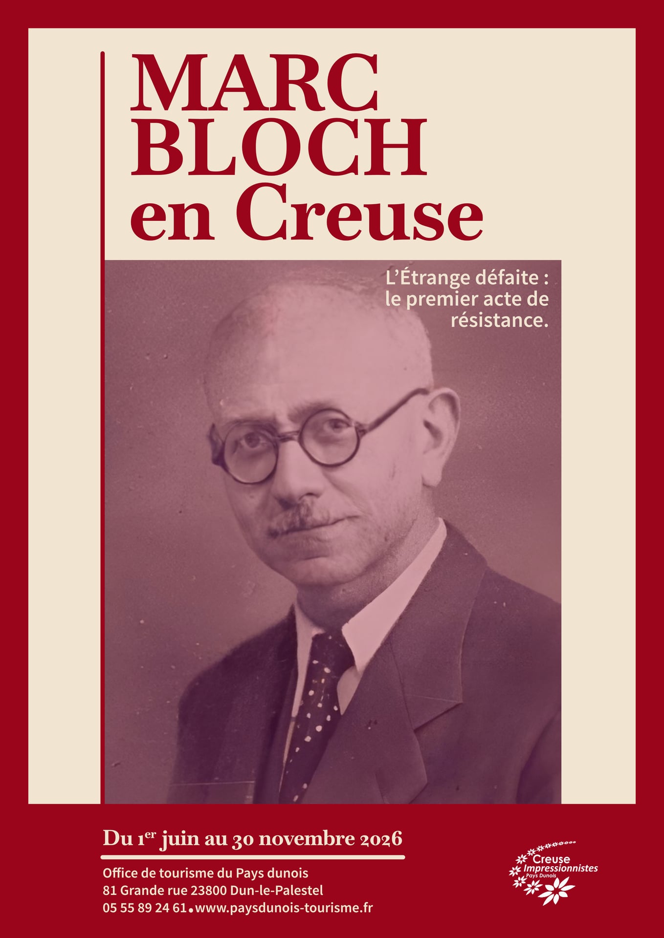 Exposition Marc Bloch en Creuse