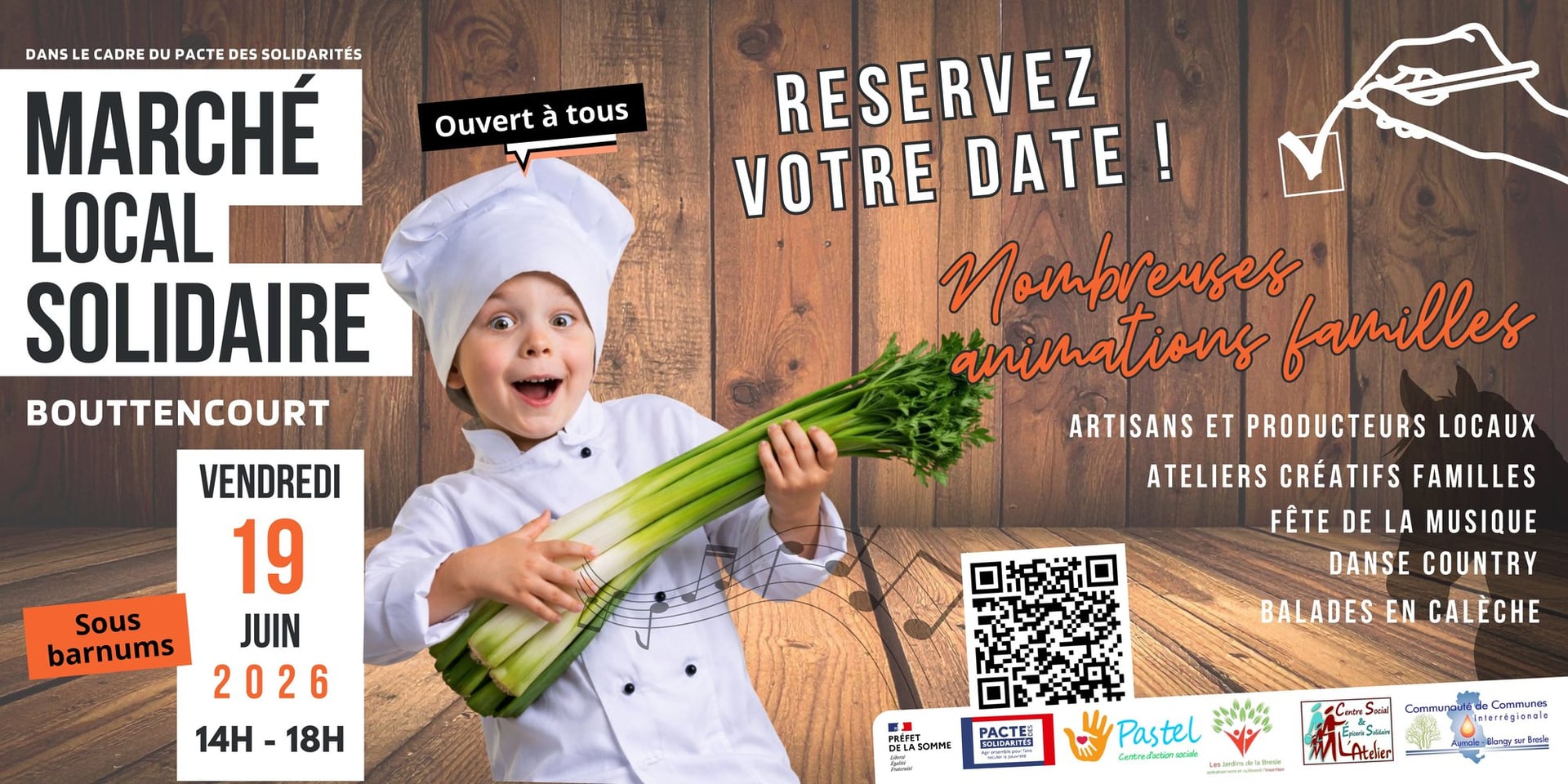 Marché local et solidaire à Bouttencourt