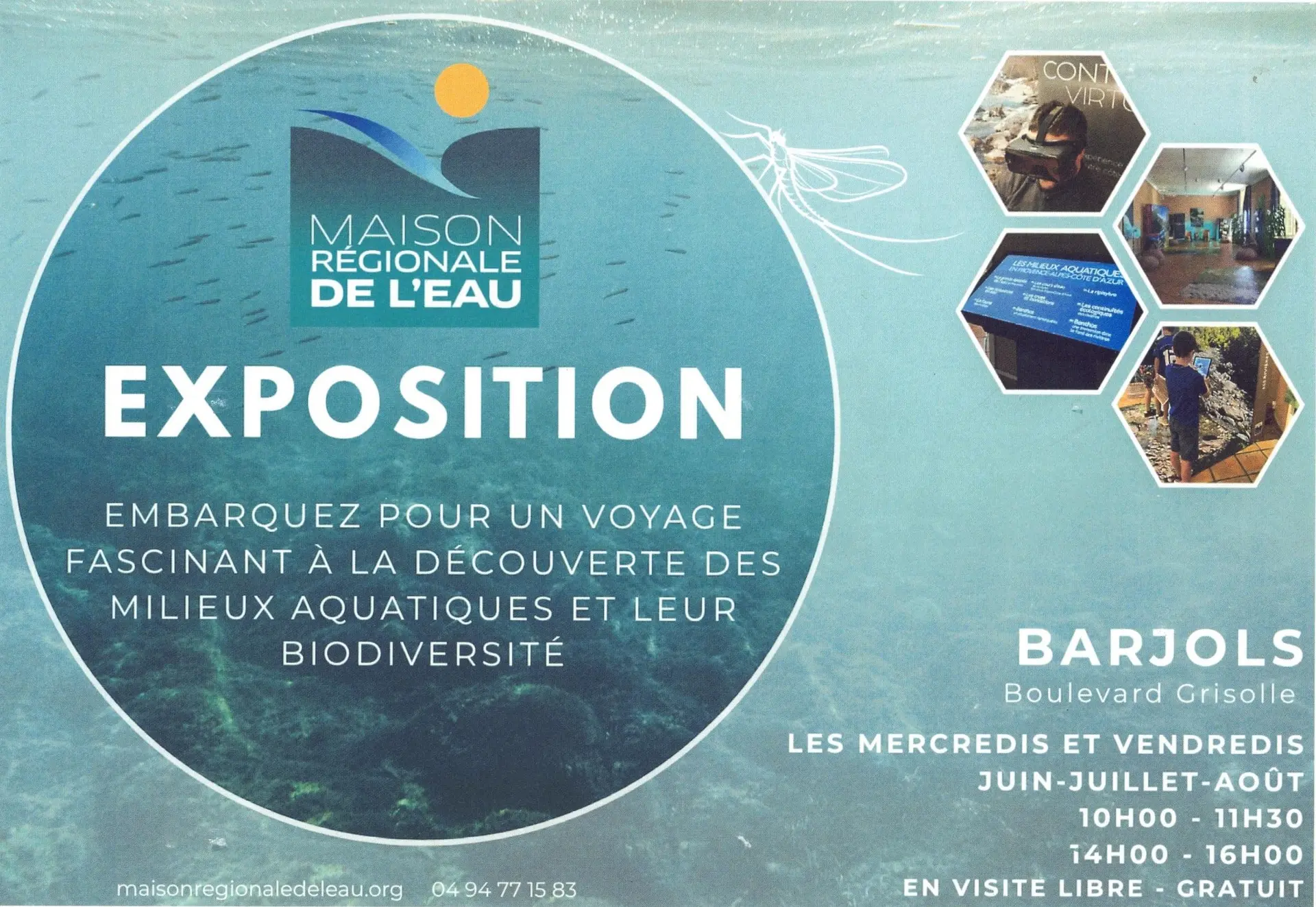 Exposition : Les milieux aquatiques et leur biodiversité