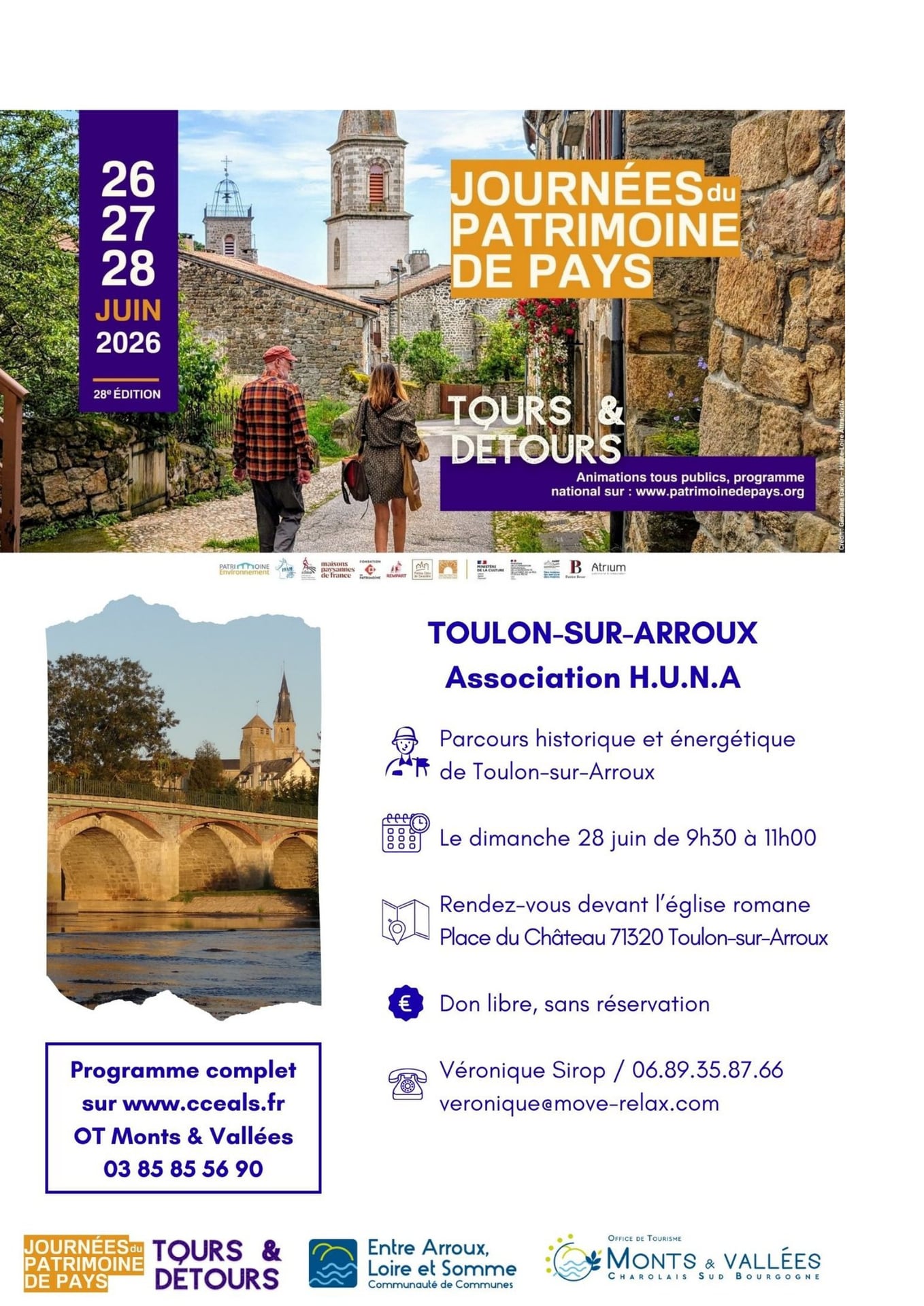 Journées de patrimoine de pays à Toulon-sur-Arroux