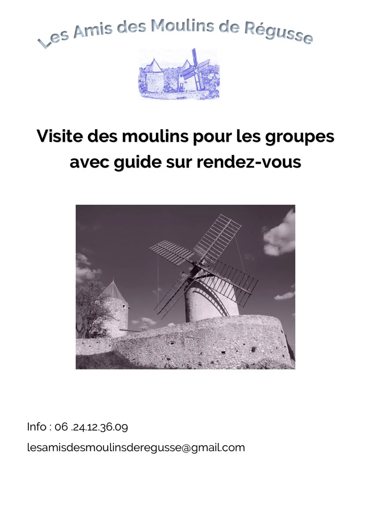 Visite guidée du Moulin pour les groupes