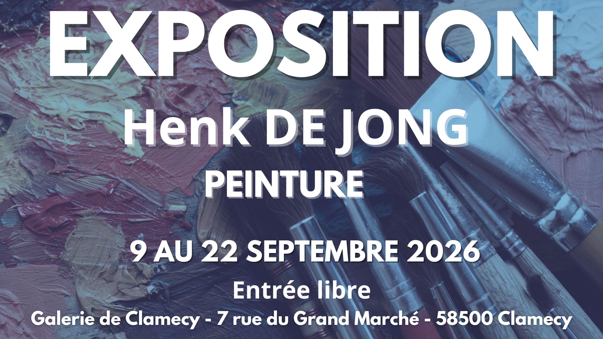 Exposition de peinture - Henk De Jong