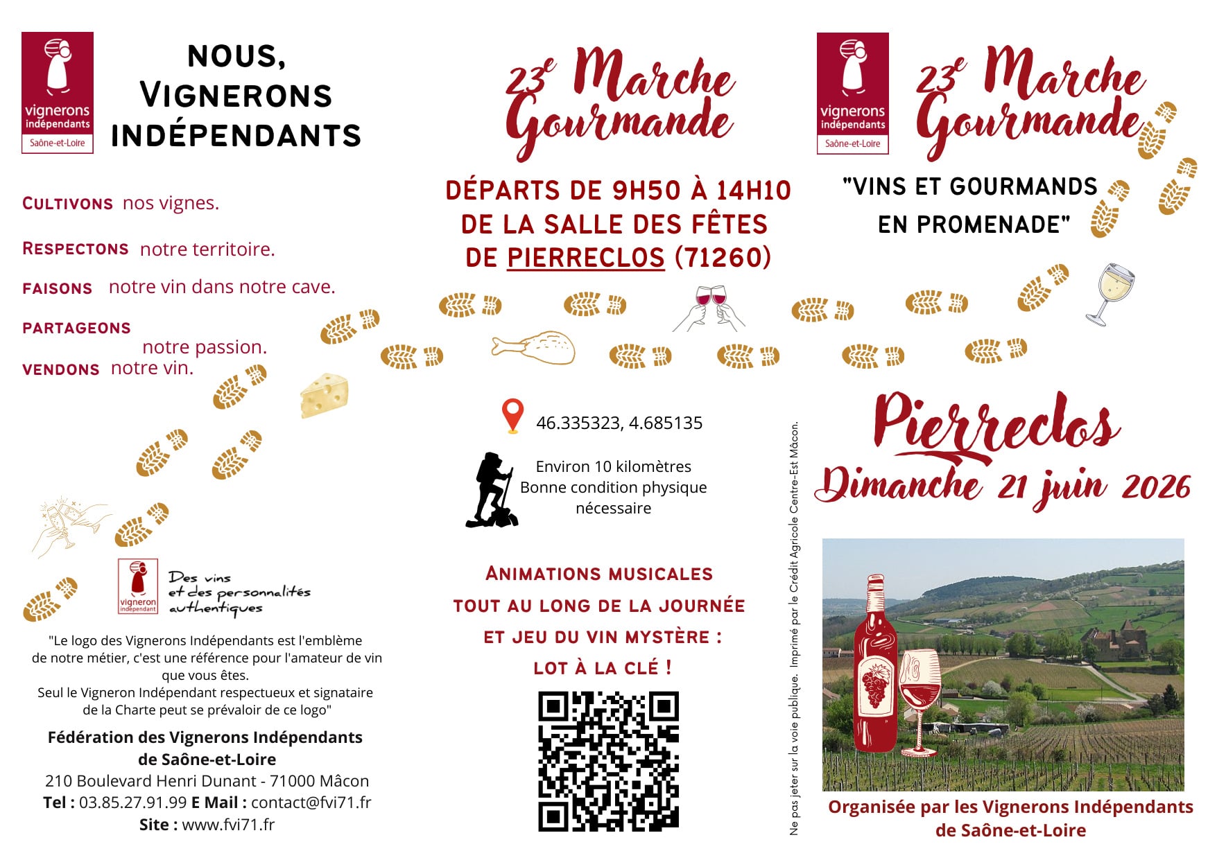 Marche gourmande : vins et gourmands en promenade