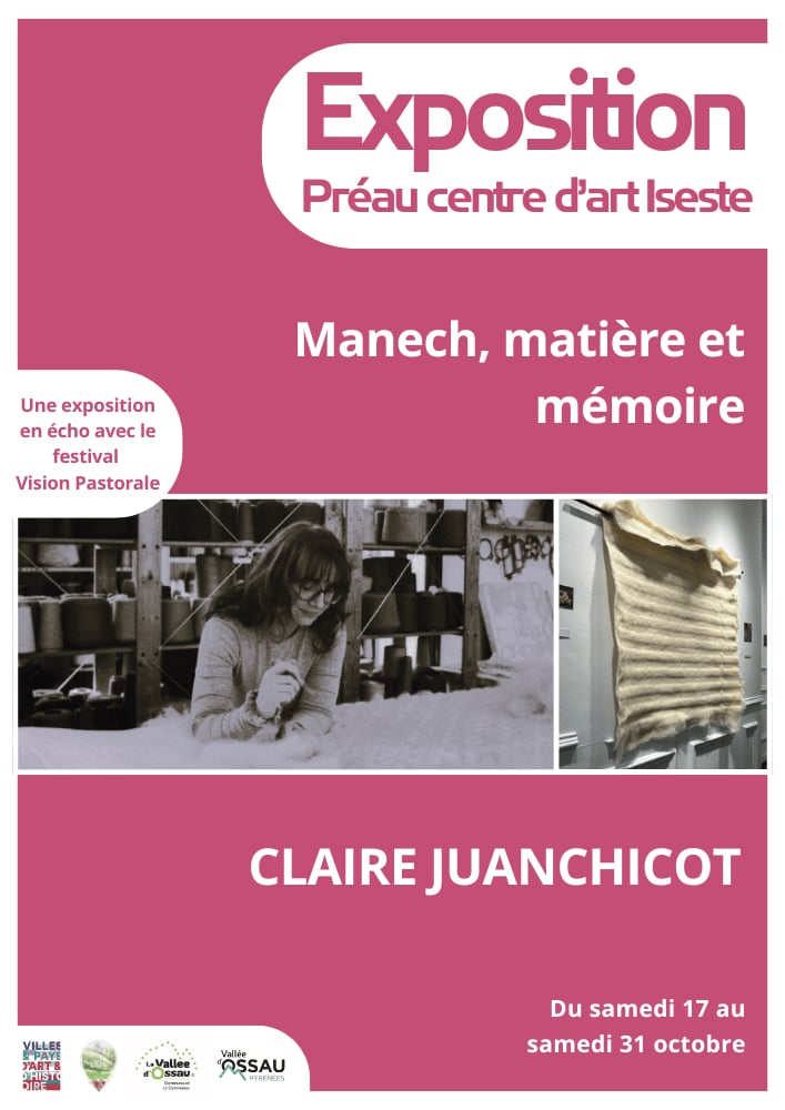 Exposition : Manech, matière et mémoire - Claire Juanchicot