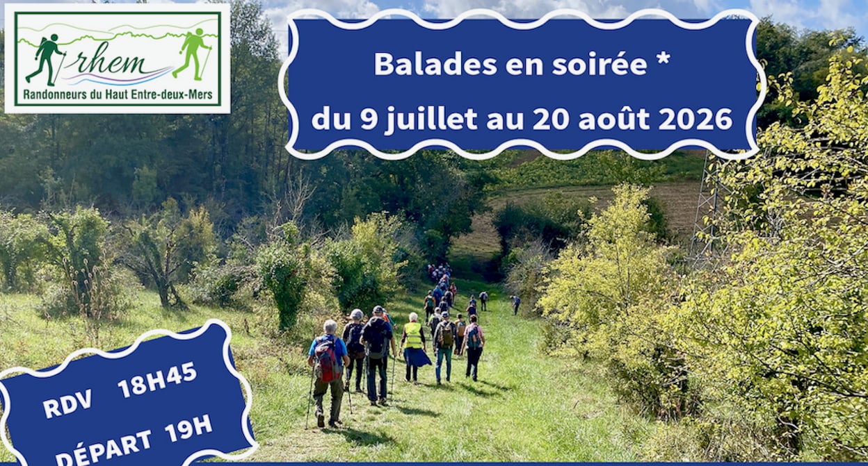 Balade en soirée du jeudi 20 août à Saint-Martin-du-Puy à 19h