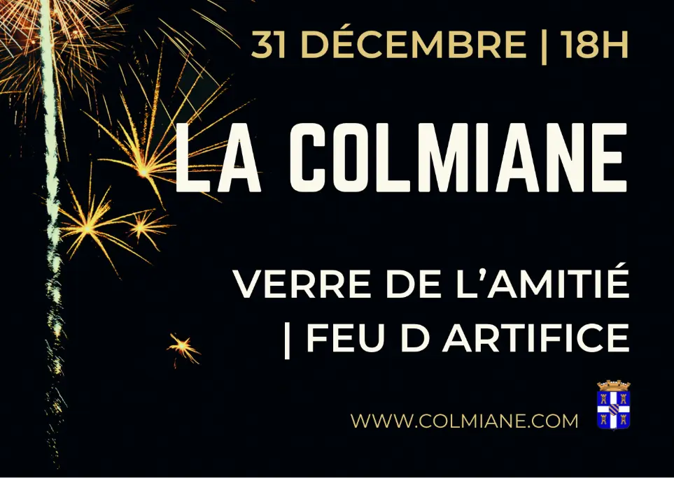 Feu d'artifice et Verre de l'amitié à La Colmiane