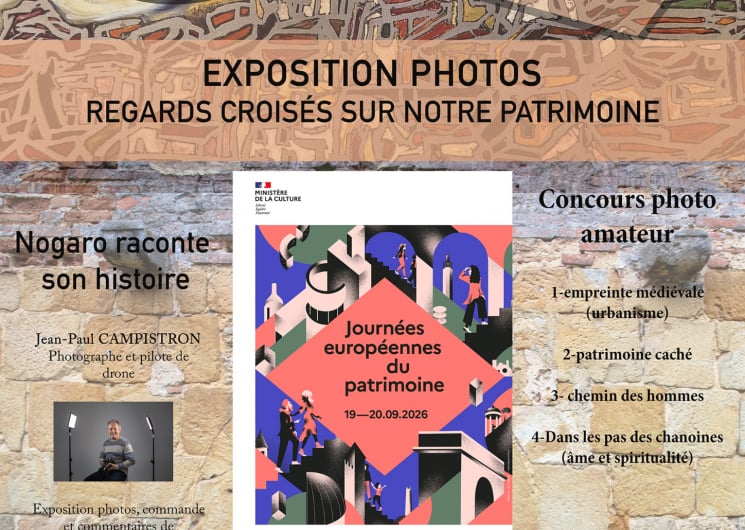 Journées Européennes du Patrimoine et Exposition « Regards croisés sur notre patrimoine »