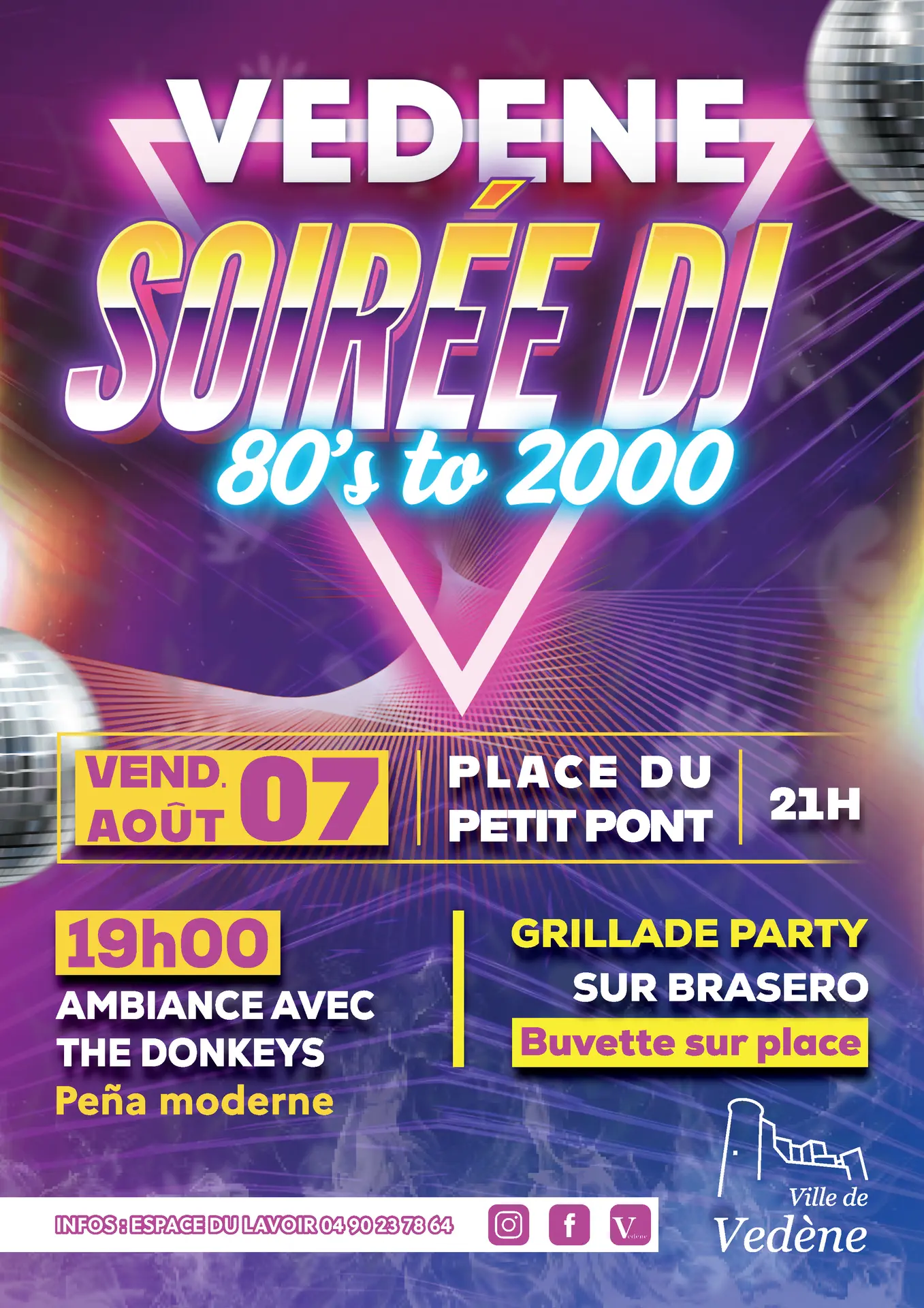 Soirée DJ 80's to 2000