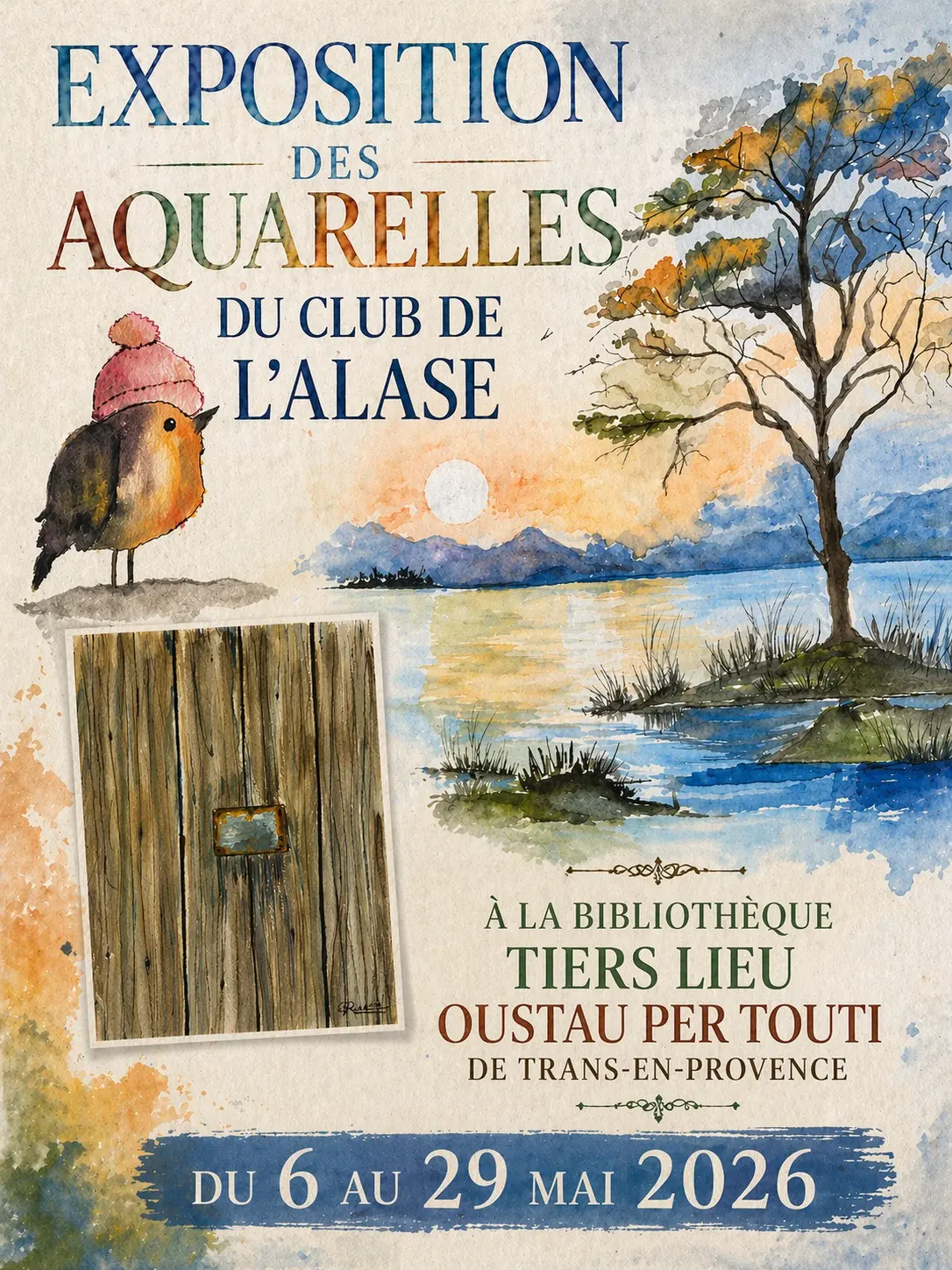 Exposition aquarelle club Alase