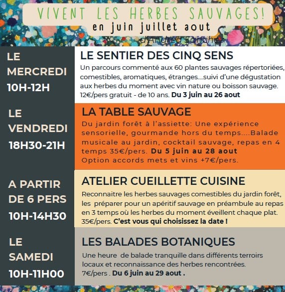 Atelier Cueillette et Cuisine en 3 temps