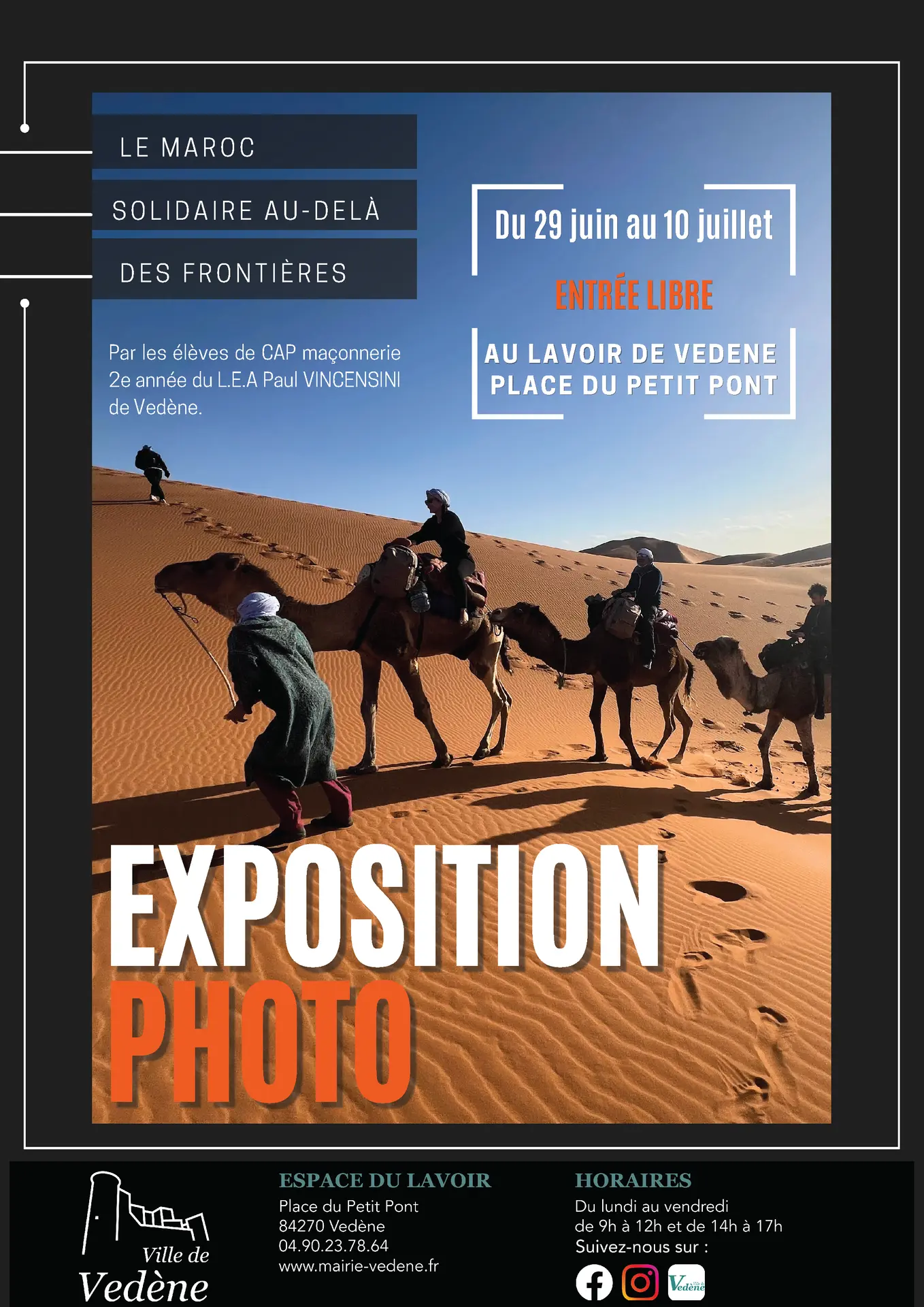 Exposition : Le Maroc Solidaire au-delà des frontières
