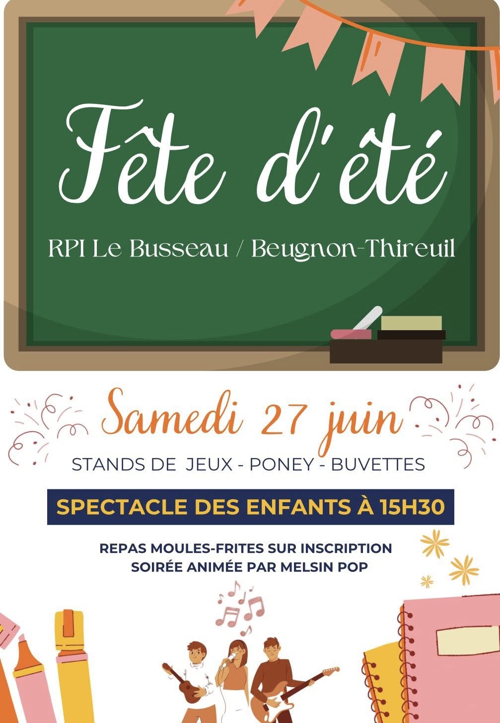 Fête d'été RPI Le Busseau/Beugnon-Thireuil