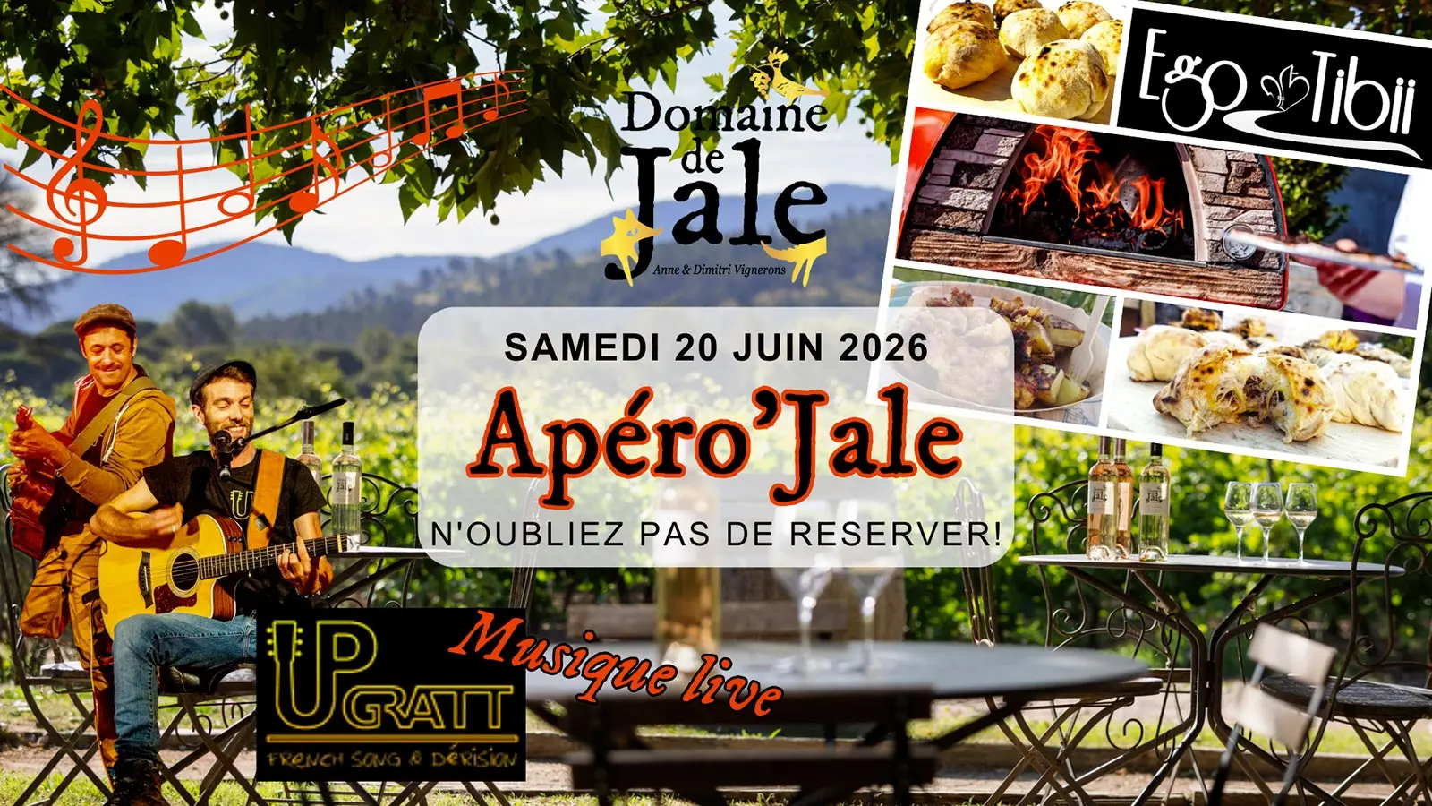 Apéro’Jale - Vins & Cuisine au feu de bois !