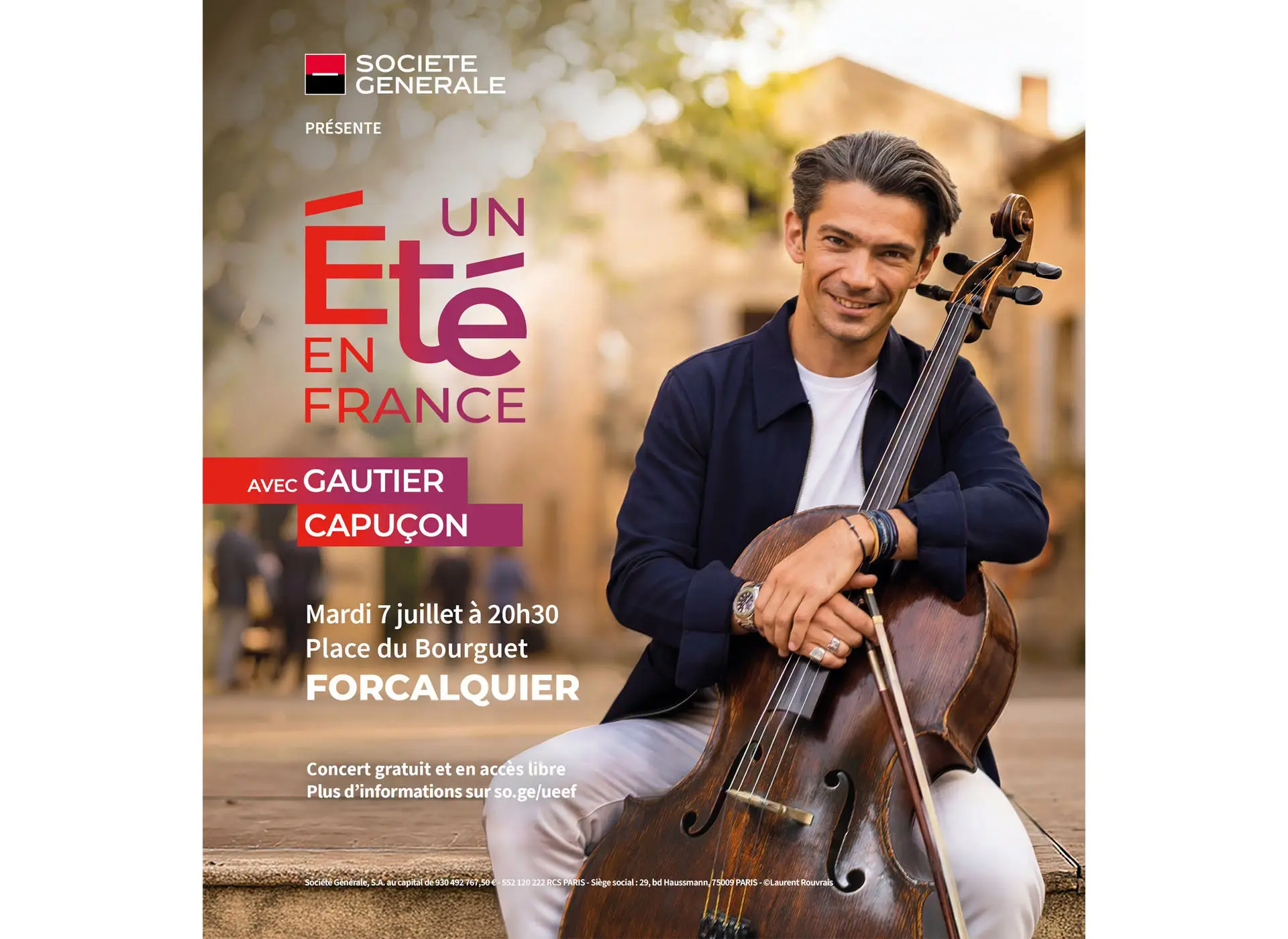Concert - Un été en France - Gauthier Capuçon