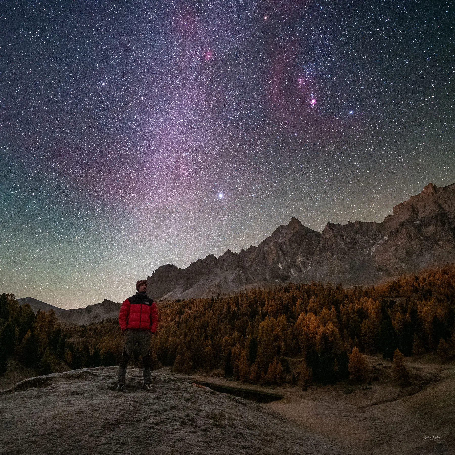 Projection de Jeff'Graphy, le photographe des étoiles