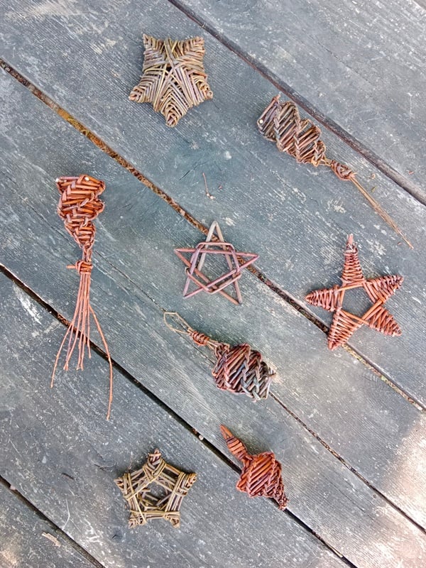 Atelier décorations de Noël en vannerie d'osier