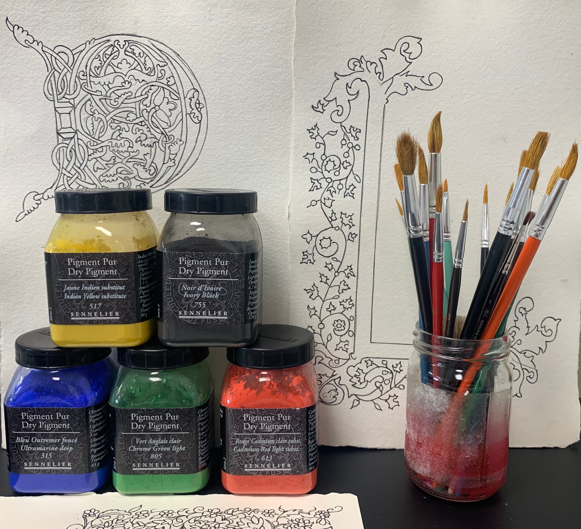 L'été des Archives (atelier jeune public) : pigments et pinceaux, l'art de l'enluminure