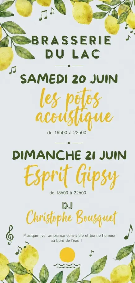 Fête de la musique à la Brasserie du Lac