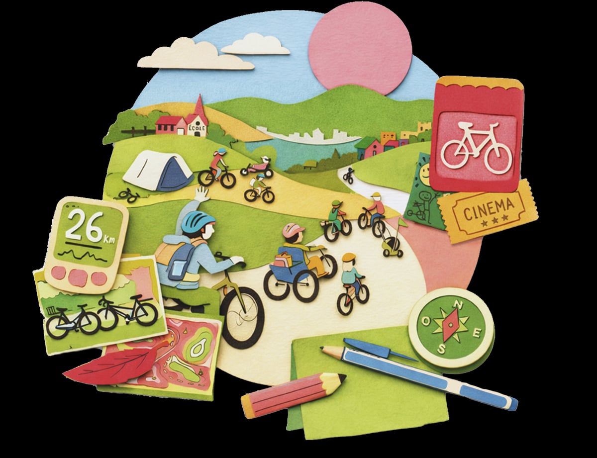Pédaler ses vacances