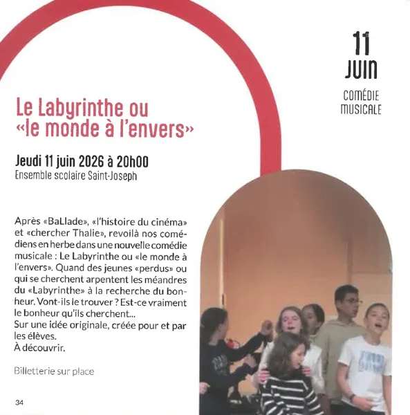 Spectacle : Le Labyrinthe ou "le monde à l'envers"