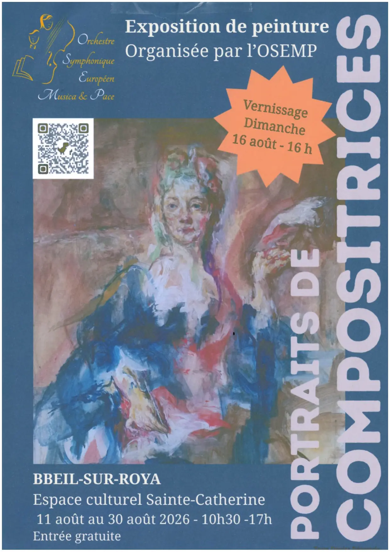 Exposition de peinture : Portraits de compositrices