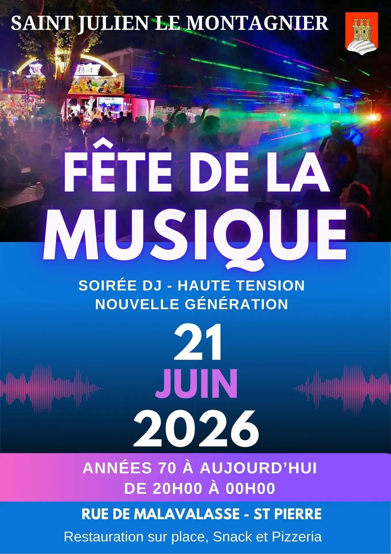 Soirée Dj : haute tension | Fête de la musique
