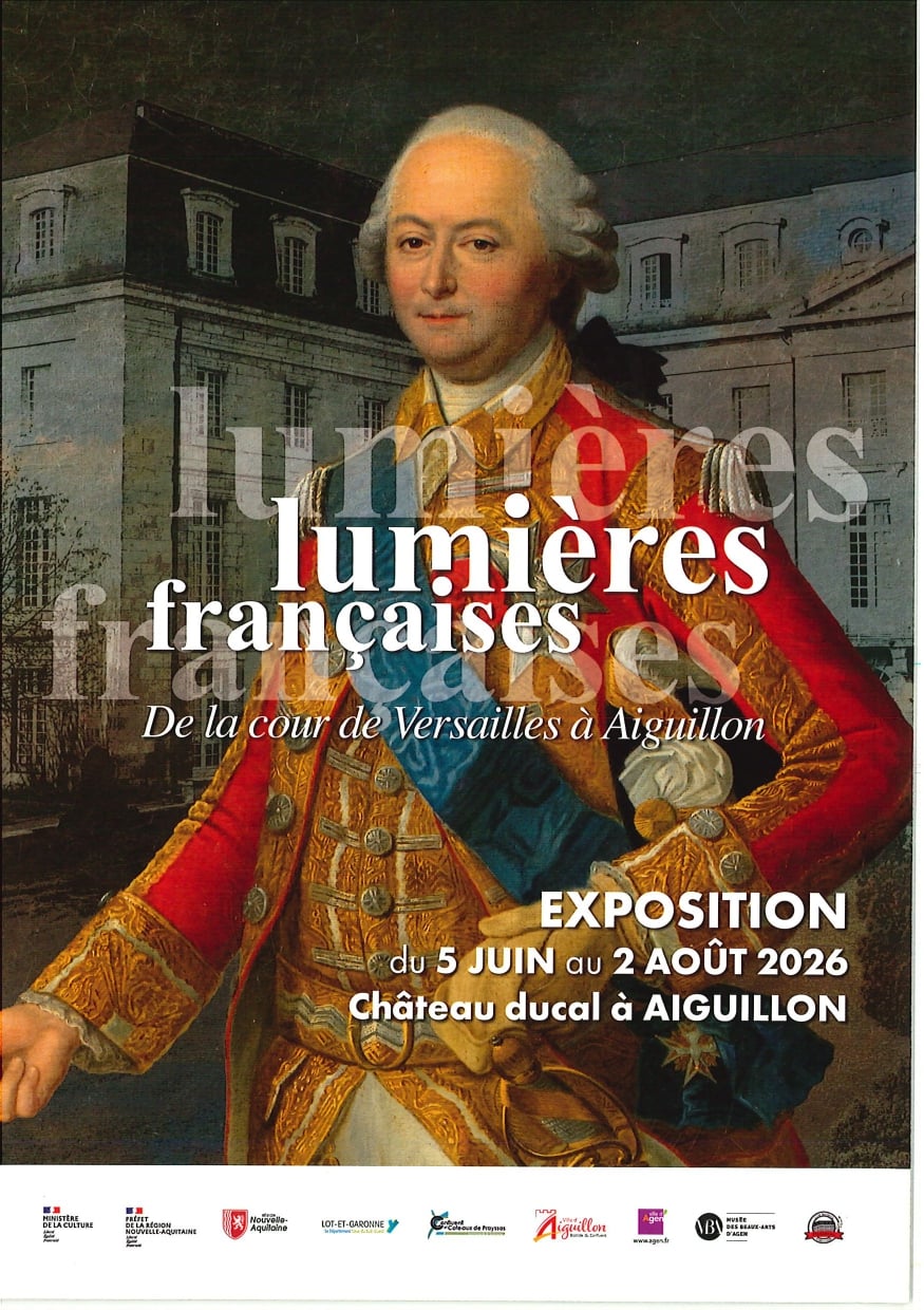 Visite guidée de l'exposition "Lumières Françaises : de la cour de Versailles à Aiguillon"