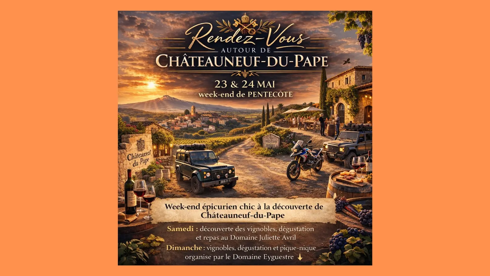 Rendez-vous autour de Châteauneuf-du-Pape - Domaine Juliette Avril