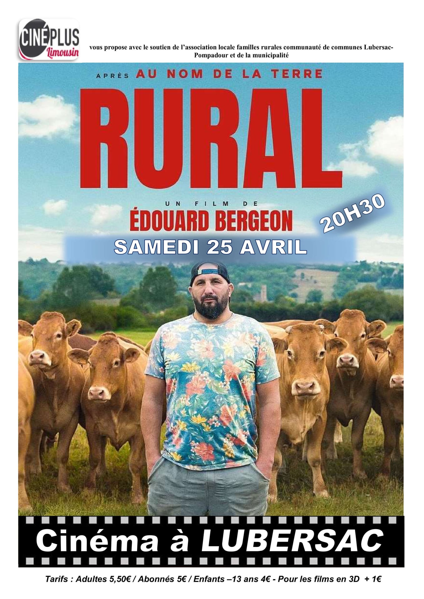 Cinéma à Lubersac : Rural !