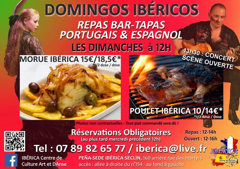 Domingos Ibéricos : Repas spectacle bar tapas