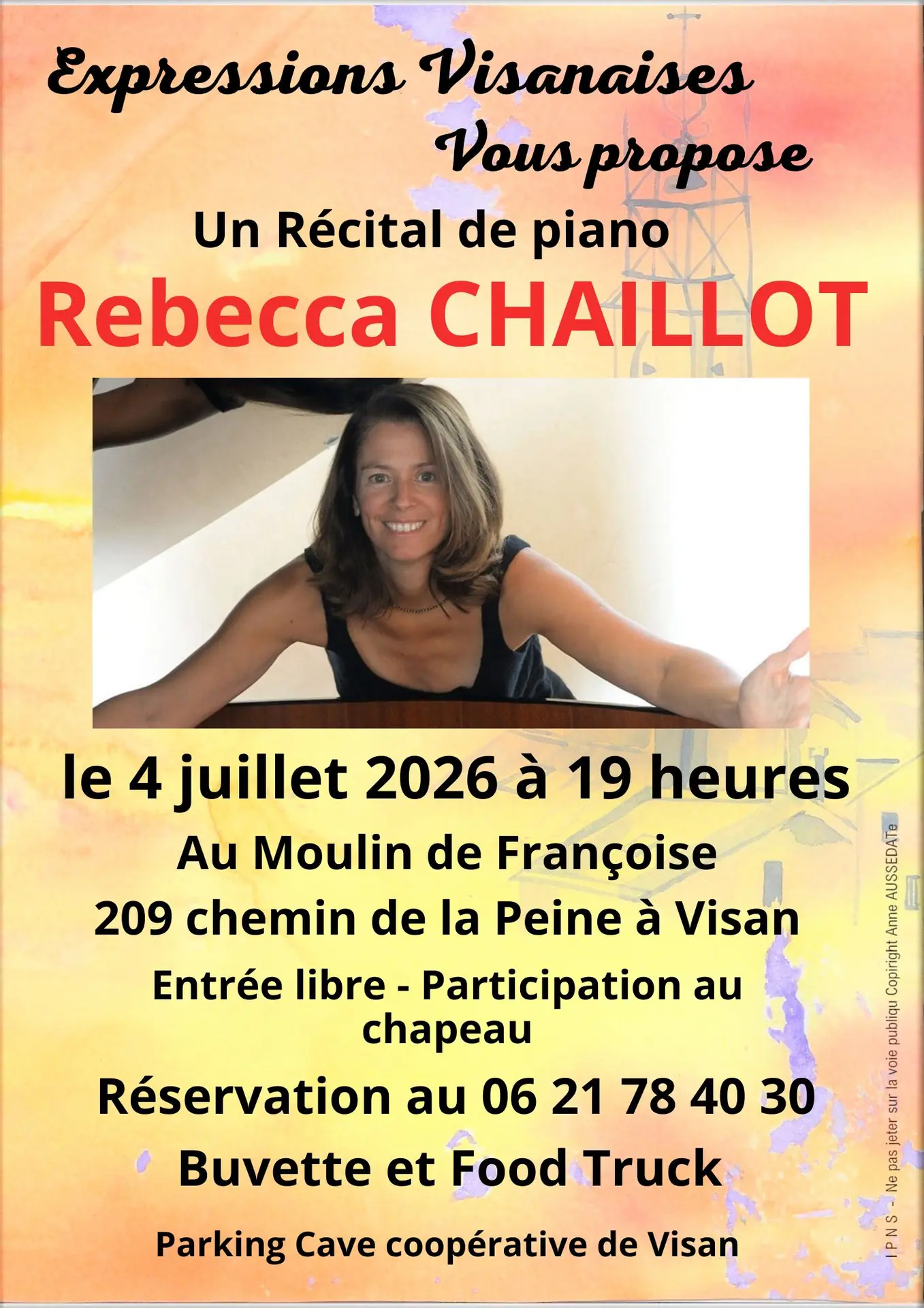 Récital de piano de Rebecca Chaillot