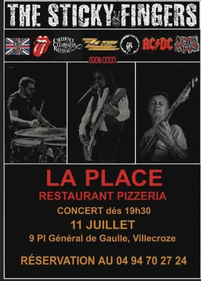 Concert : The Sticky Fingers