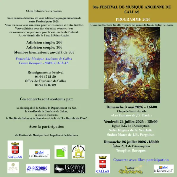 Festival de Musique Ancienne : Concert Baroque