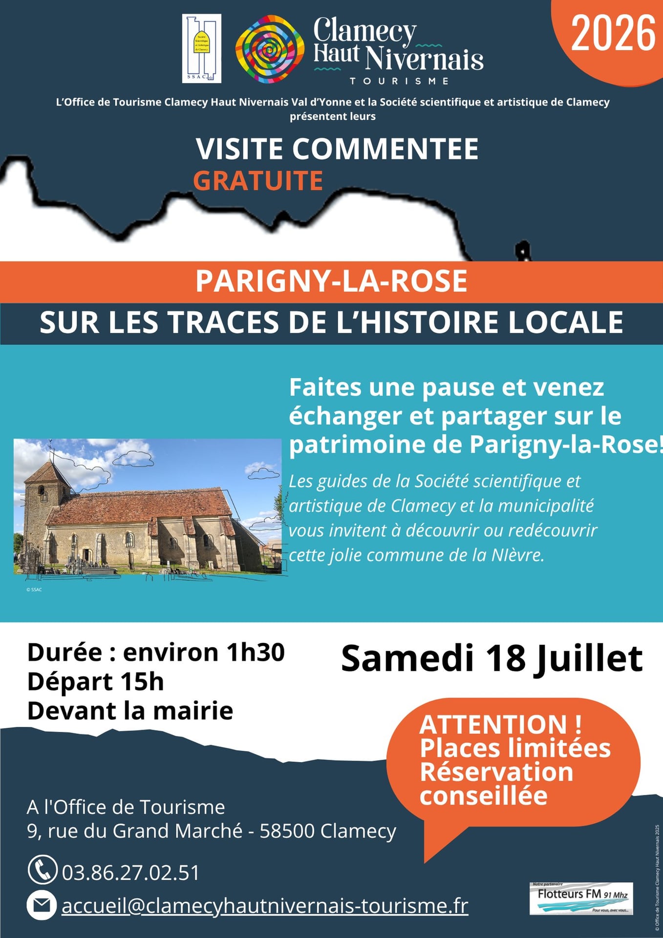 Visite commentée - Parigny-La-Rose - Sur les traces de l'histoire locale