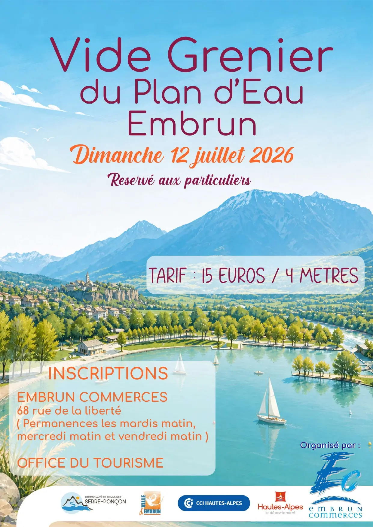 Vide grenier du Plan d'eau
