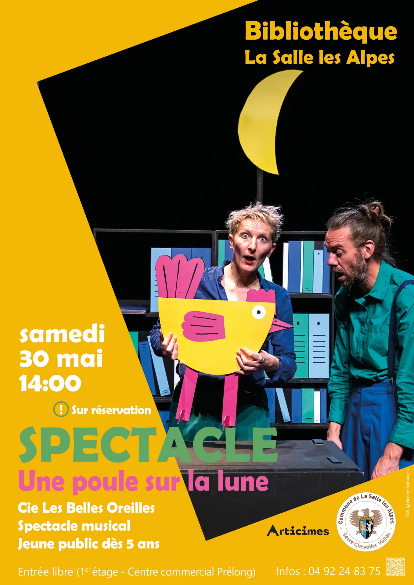 Spectacle musical « Une poule sur la Lune »