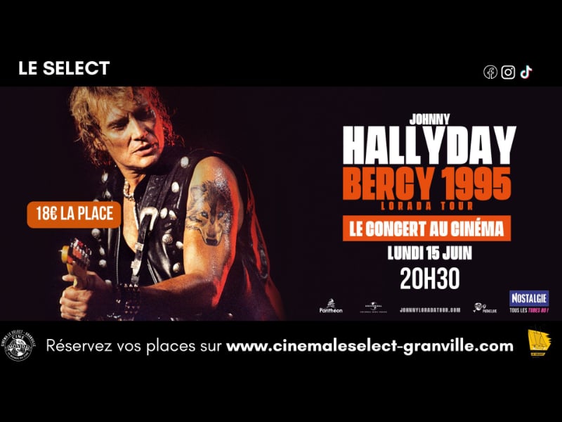 Ciné-concert : Johnny Halliday Lorada tour - Bercy 1995