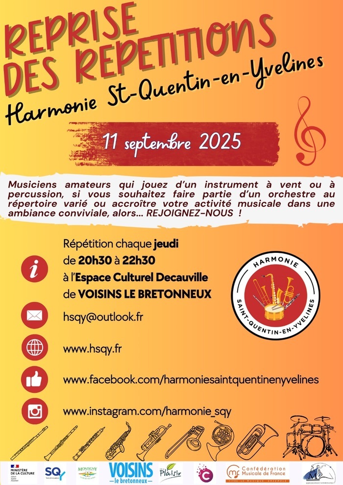 L’harmonie de SQY fait sa rentrée !